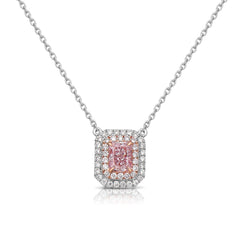 Fancy pink diamond pendant. pink diamond jewelry. pink diamonds. buy pink diamonds.