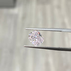Pink diamond IF clarity. internally flawless. light pink. light pink diamond. pink diamond. pink diamonds. pink diamond cushion. GIA certified pink. GIA certified pink diamond.