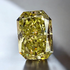 Old Money Intense Radiant Yellow Cushion Cut, Gia Certified Diamond.