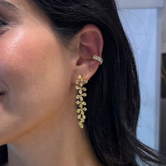 1.6 Carat Fancy Yellow Diamond Ear Cuff