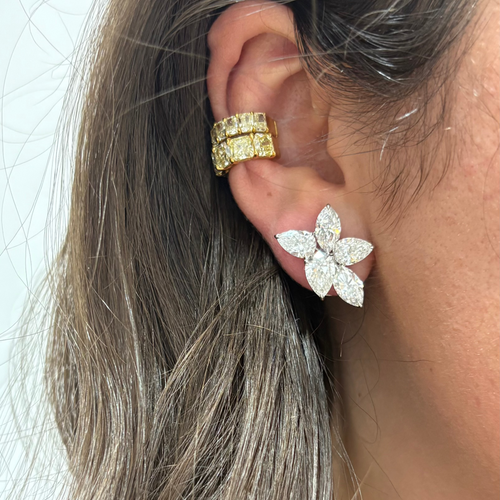 3.6 Carat Yellow Diamond Ear Cuff