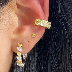 3.6 Carat Yellow Diamond Ear Cuff