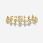 Champagne Diamond Mixed Pattern Bracelet