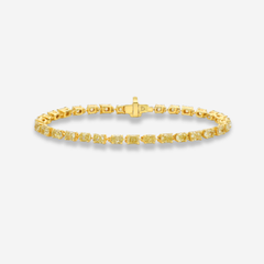 Fancy Yellow Mixed Shape Diamond Bracelet