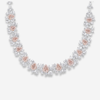 24ct Pink and White Diamond Necklace