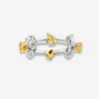 Mixed Yellow and White Diamond Eternity Ring