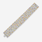 Fancy Color and White Diamond Carpet Bracelet