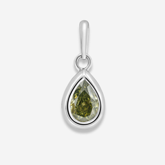 Chameleon Pear Diamond Charm