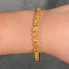 18 Carat Mixed Shape Yellow Diamond Tennis Bracelet