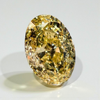1.50ct Fancy Intense Yellow Oval Diamond - Loose