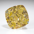 5.01ct Fancy Yellow Cushion Cut Diamond - Loose
