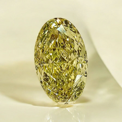 2.00ct Fancy Yellow Oval Cut Diamond - Loose