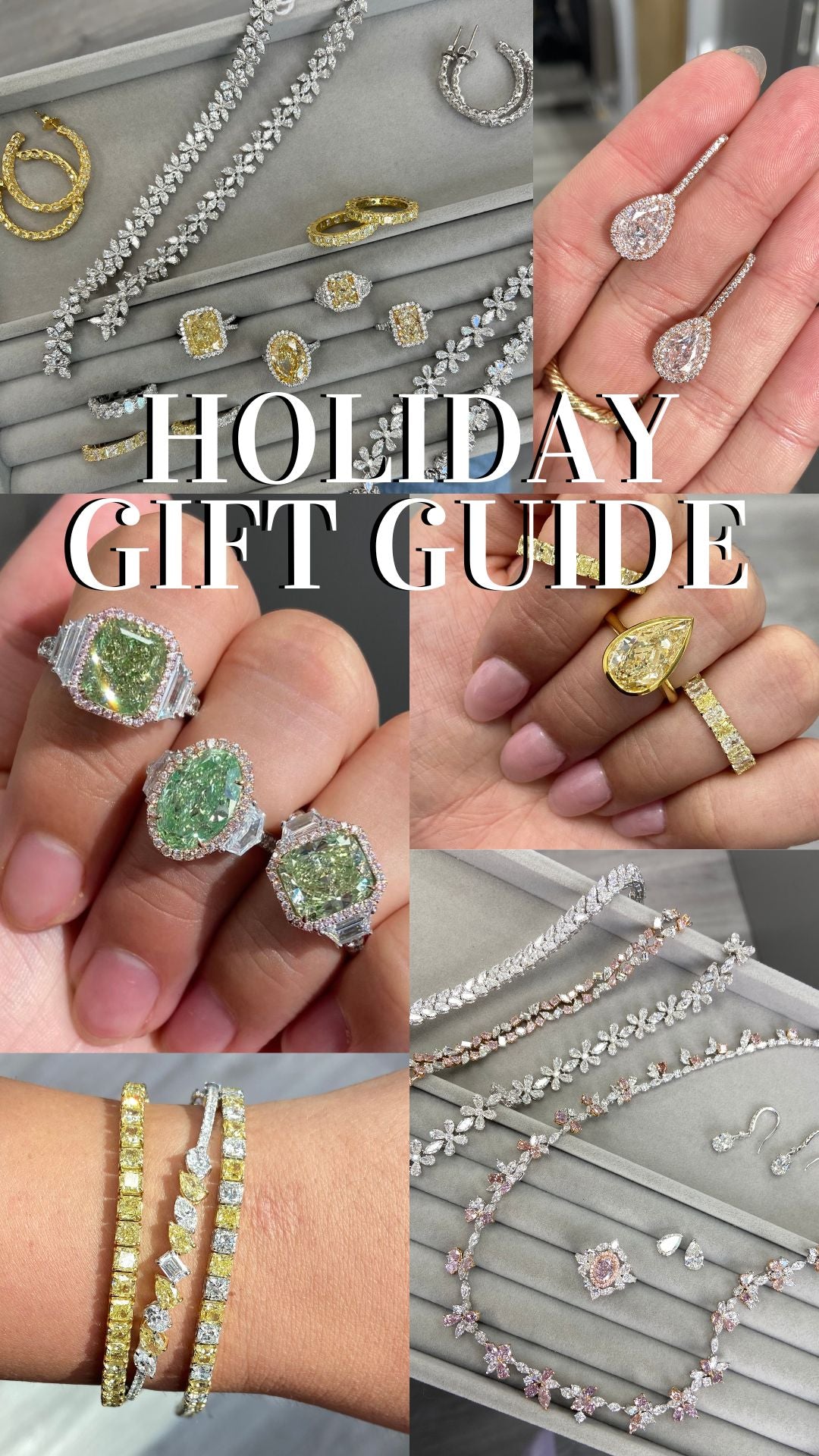 Color Diamond Jewelry Holiday Gift Guide