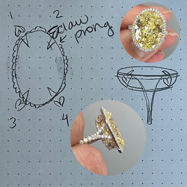 Process of Designing Your Next Custom Diamond Piece!