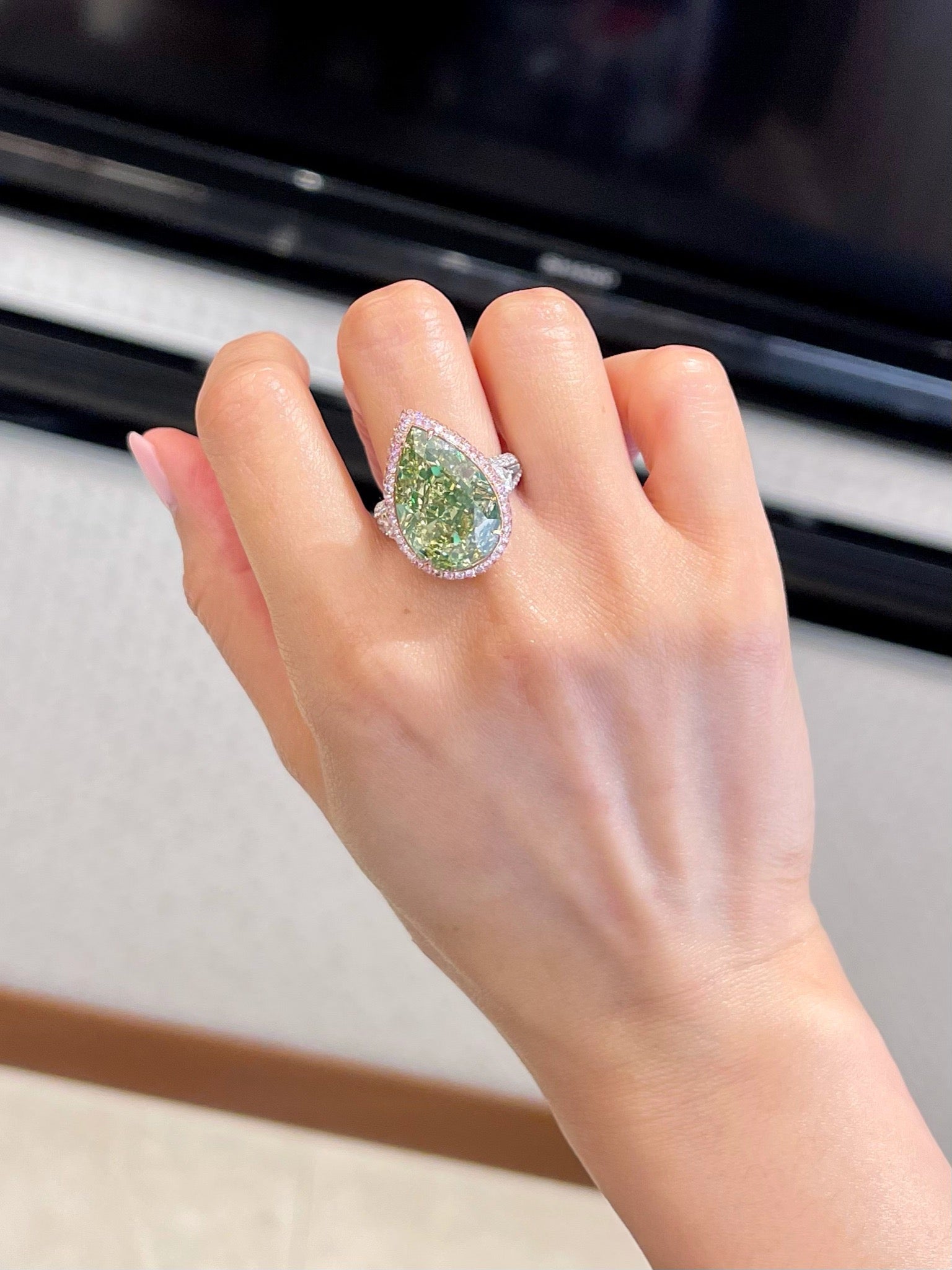 Natural Green Peridot Minimalist Ring Engagement Rings Gift For Her Promise  Ring | eBay