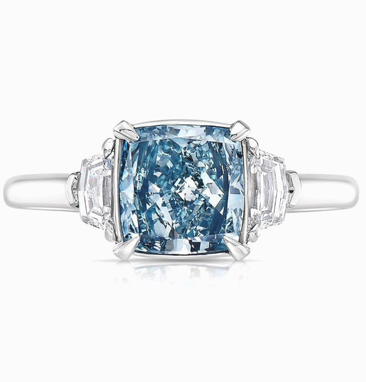 blue diamond ring, can a blue diamond be your something blue