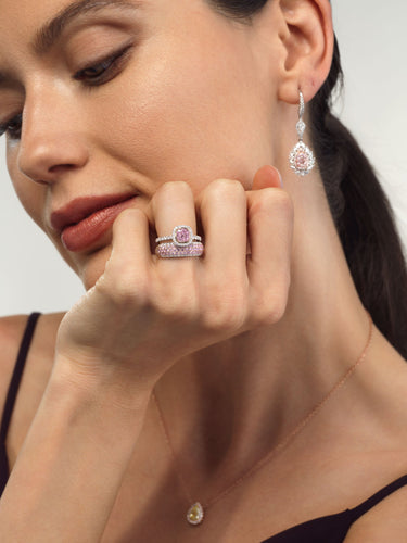 Pave Engagement Rings