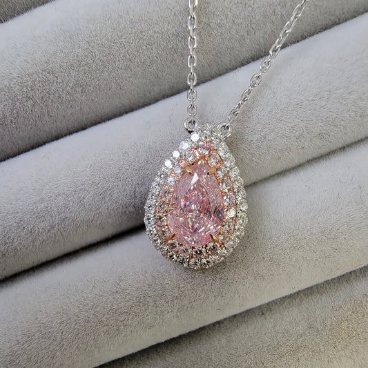 Pink Diamond Pendants