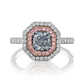 GIA certified light Blue Diamond Ring. Blue Diamond jewelry
