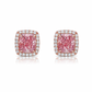 2 Carat GIA Light Pink Diamond Stud Earrings