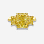 Golden Trilogy Yellow Diamond Engagement Ring