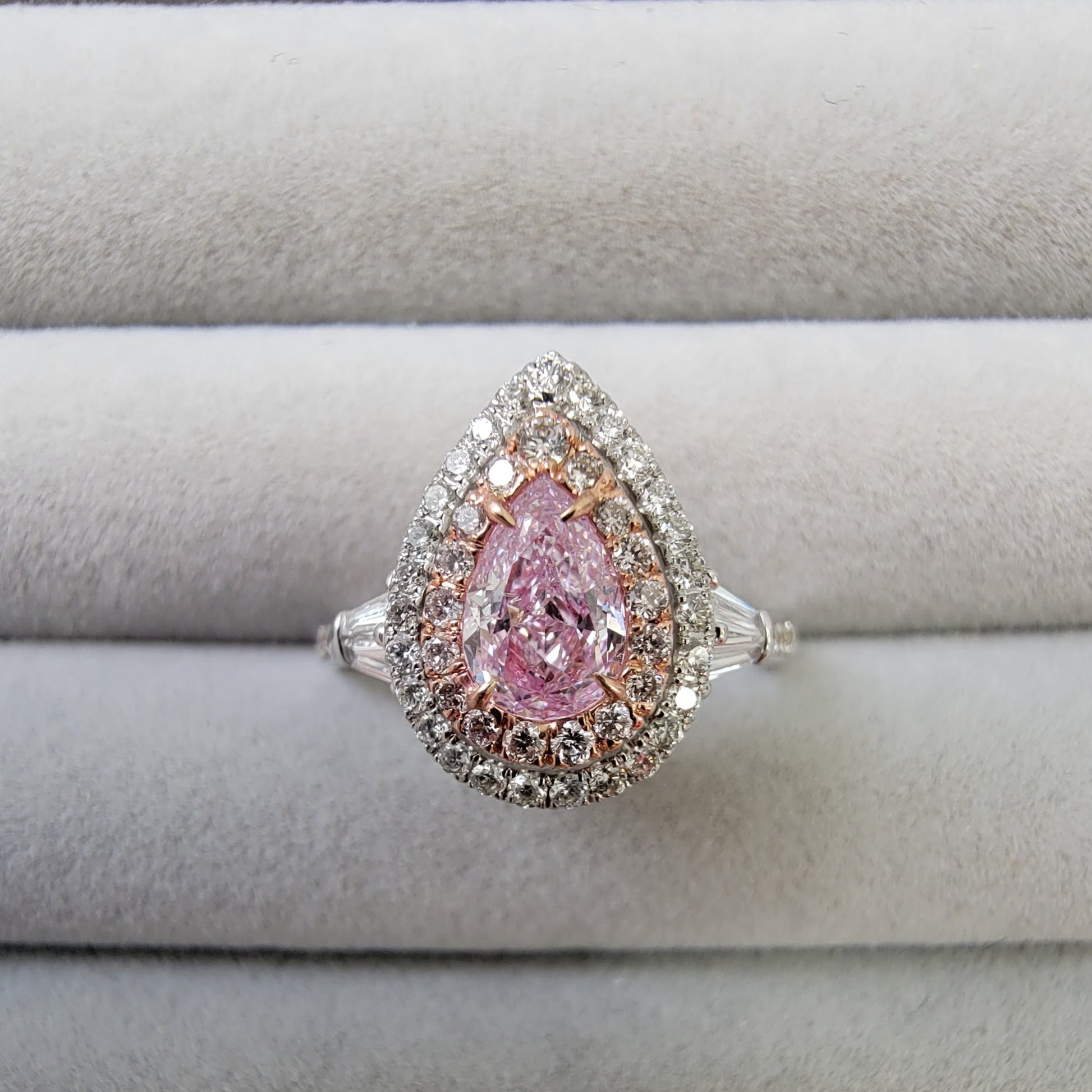 pink diamond ring. pink diamond rings. pink diamond jewlery. GIA certified pink diamond jewelry. GIA certified pink diamonds.