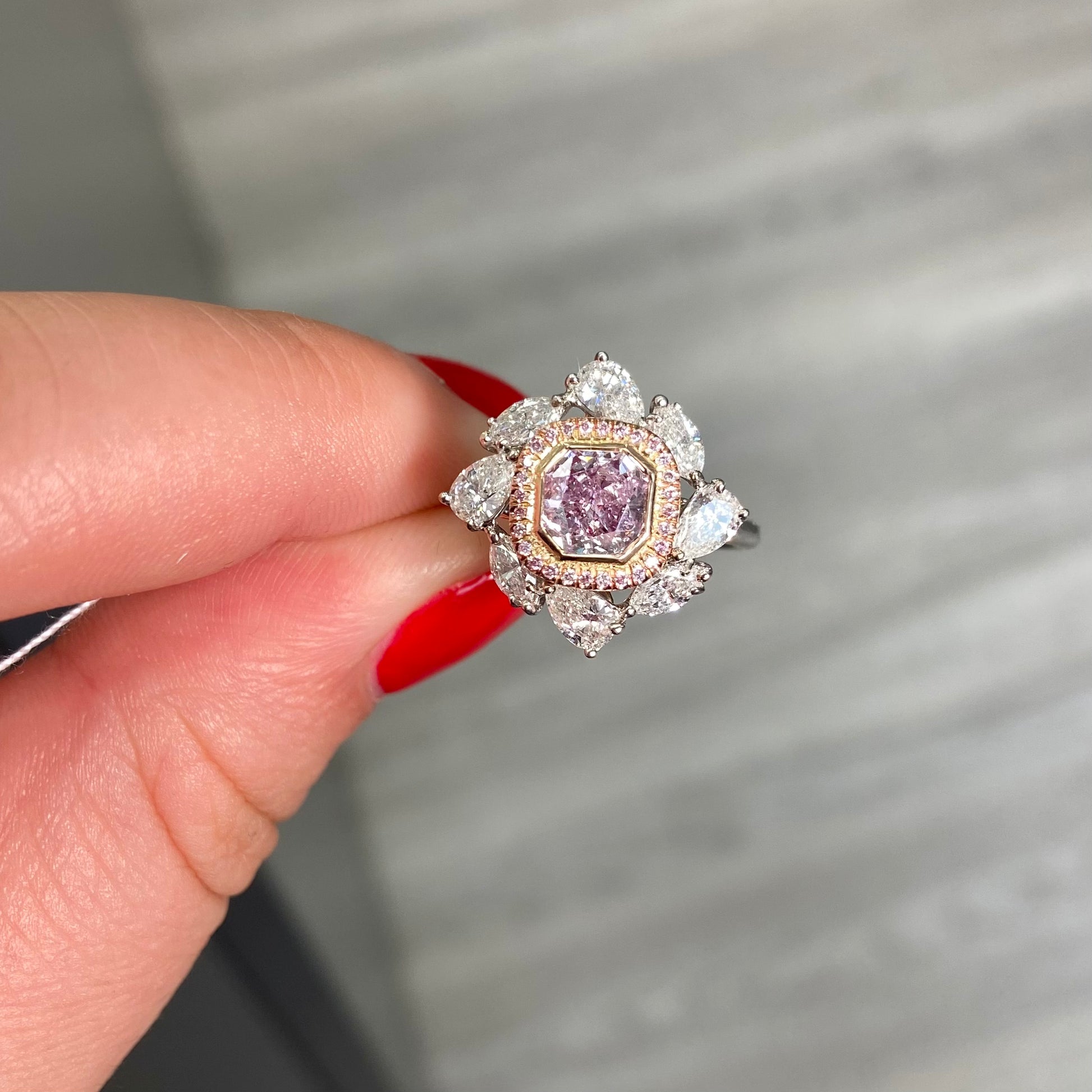 Fancy purple 2025 pink diamond