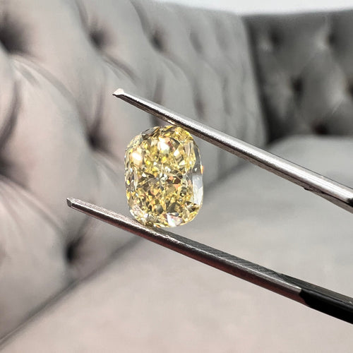 fancy yellow elongated cushion. fancy yellow long cushion. Elongated cushion diamond. Long cushion diamond