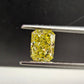 1.02 Carat Elongated Radiant Cut Diamond  GIA Certified Diamond  Fancy Intense Yellow  VVS1 Clarity 