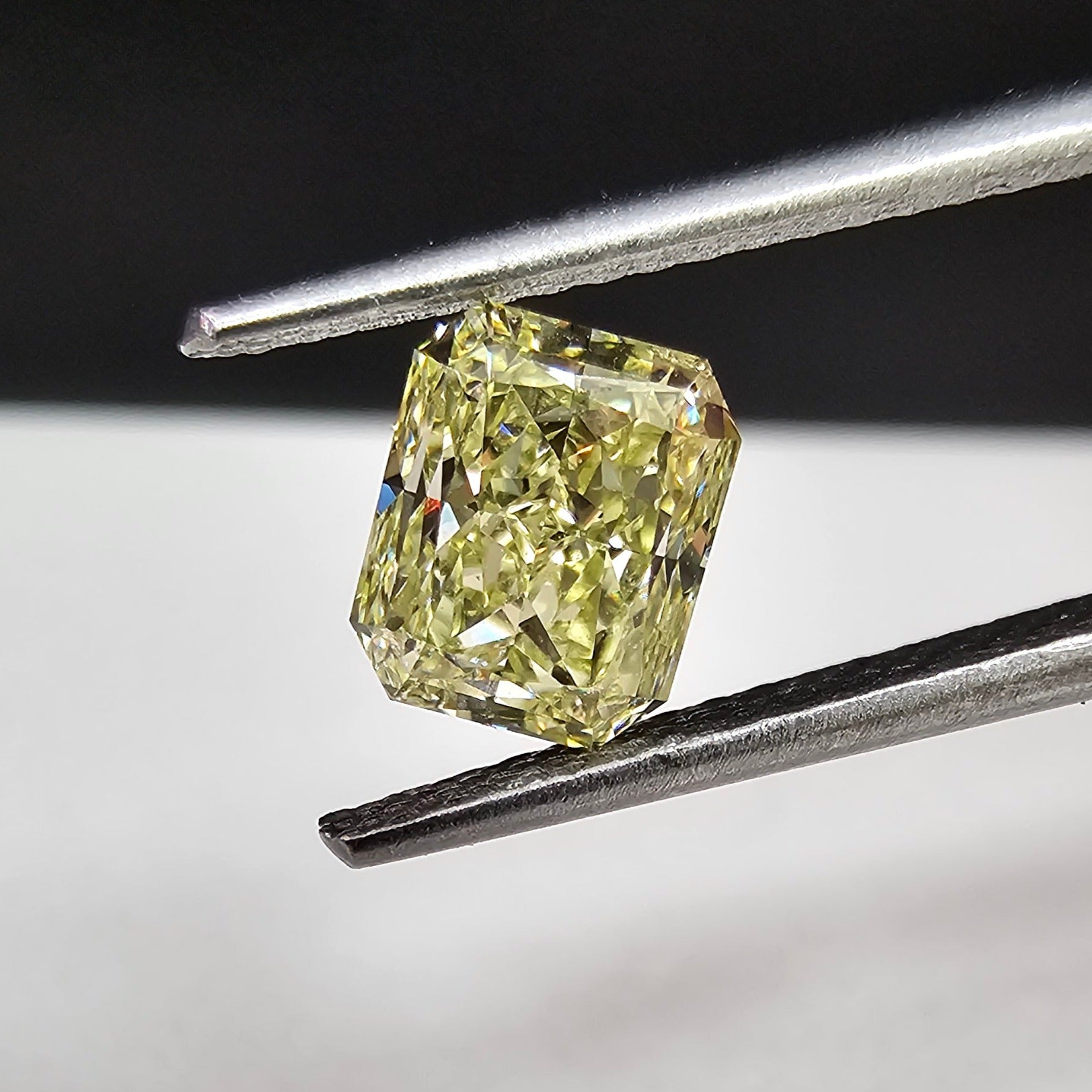 0.96ct GIA Fancy Yellow Radiant Diamond- Loose