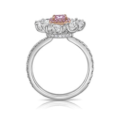 Oval Cut GIA Pink Diamond Ring