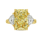 8 Carat Yellow Diamond Engagement Ring