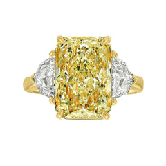 8 Carat Yellow Diamond Engagement Ring