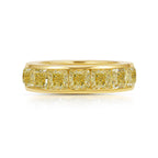 8ct Yellow Diamond Channel Set Eternity Band