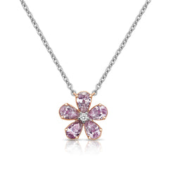 Natural pink diamond jewelry, dainty jewelry for lovers of pink diamonds, pink diamond necklace.