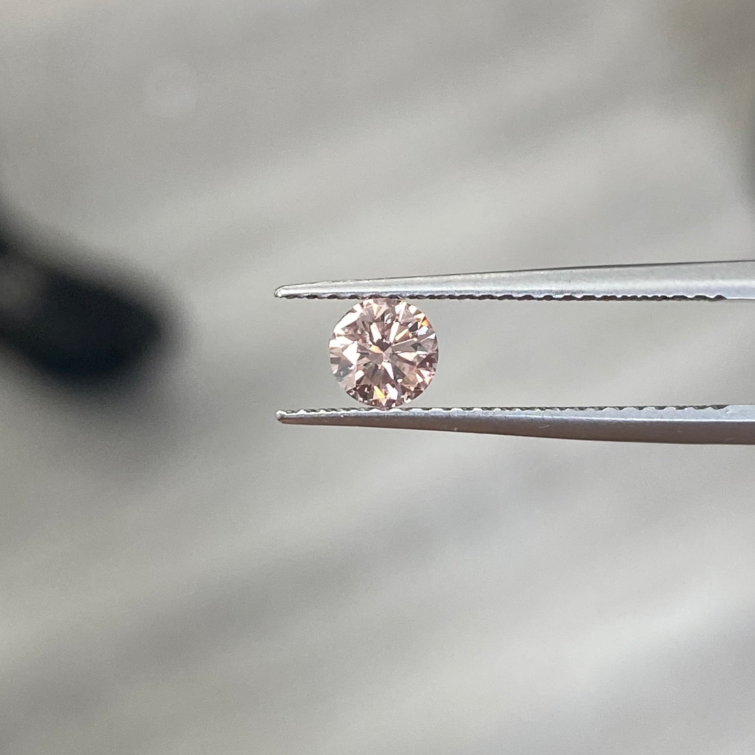 0.35ct GIA Fancy Orangey Pink SI1 Round - Loose Diamond