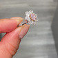 natural pink diamond rings, pink diamond engagement rings, jewelry gifts for her natural diamonds