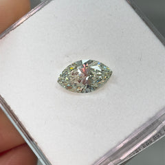 2.00ct Fancy Light Yellow-Green Marquise Cut Diamond - Loose