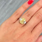 5.04ct Elongated Cushion Fancy Yellow VVS2 Diamond Ring