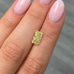 2.01ct Fancy Yellow Elongated Radiant Cut Diamond - Loose