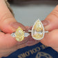 4.49ct GIA Light Yellow VS1 Pear Shape Diamond Ring