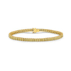 Fancy intense yellow diamond tennis bracelet with natural canary diamonds