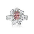 natural pink diamond rings, pink diamond engagement rings, jewelry gifts for her natural diamonds