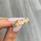 Alternating Fancy Yellow and White Diamond Eternity Band