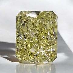 5.58ct Fancy Yellow Elongated Radiant Cut Diamond - Loose