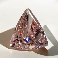 0.29ct GIA Fancy Orangy Pink SI1 Trillion - Loose