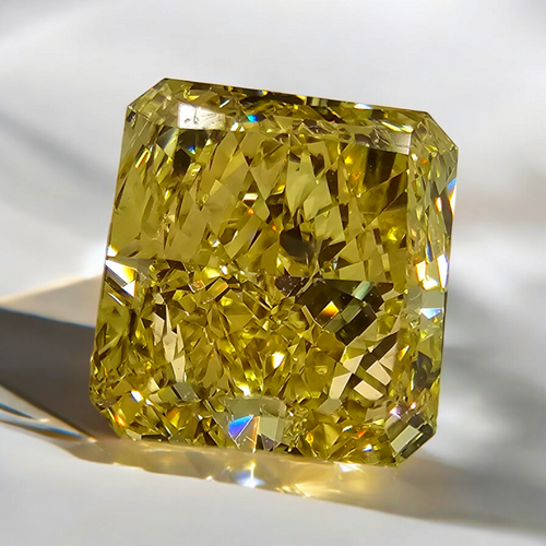 1.76ct GIA Fancy Intense Yellow Radiant Cut Diamond- Loose