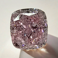 0.50ct GIA Fancy Purplish Pink VVS1 Cushion - Loose