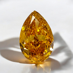 .50ct GIA Fancy Vivid Yellow-Orange Pear Shape Diamond - Loose