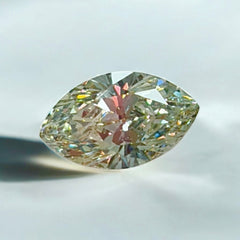 2.00ct Fancy Light Yellow-Green Marquise Cut Diamond - Loose